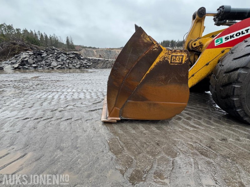 Wiellader 2015 CAT 966M FOREST MACHINE HJULLASTER, VEKT, SENTRALSMØRING, FULL SERVICEHISTORIKK, SKUFFE