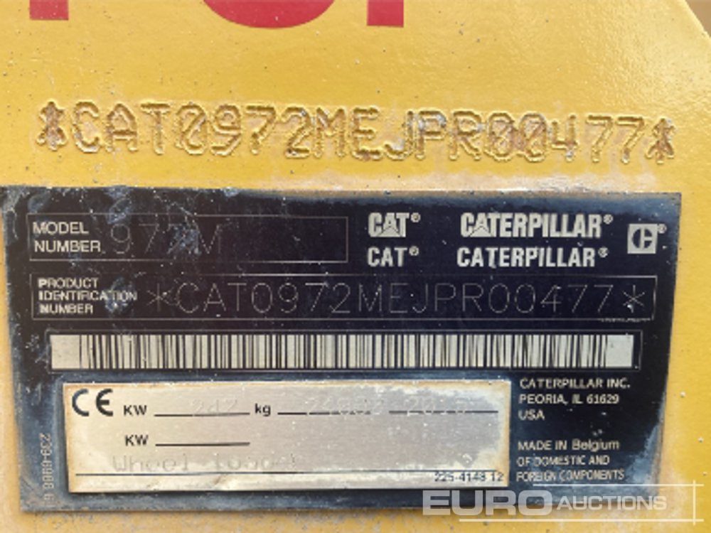 Wiellader 2015 CAT 972M