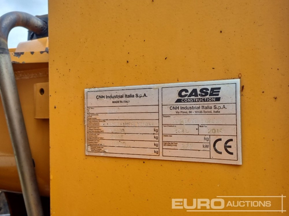 Wiellader 2015 Case 821FXR