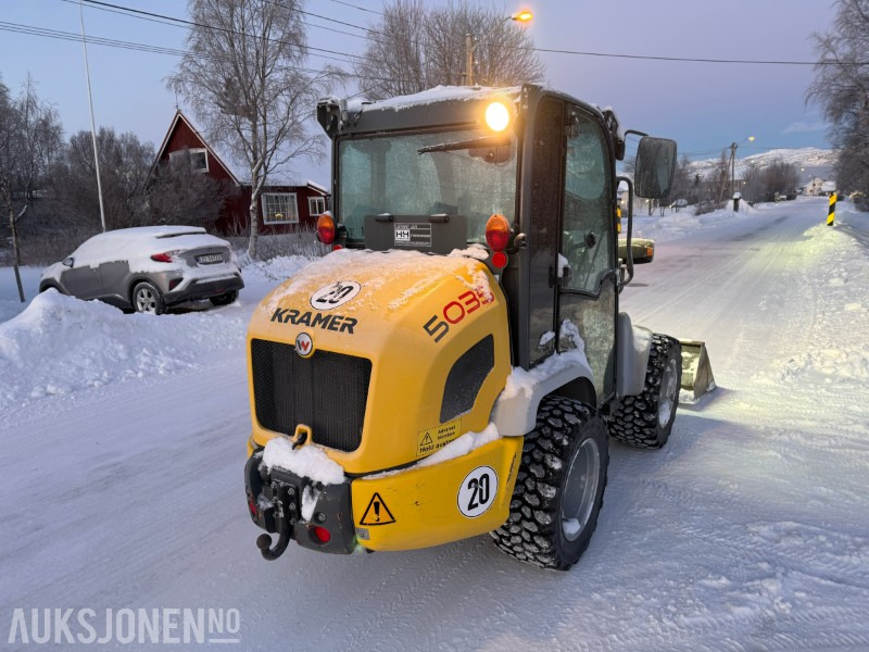 Wiellader 2017 KramerAllrad 5035 - Pallegaffler - Planeringsskuffe - 1543T