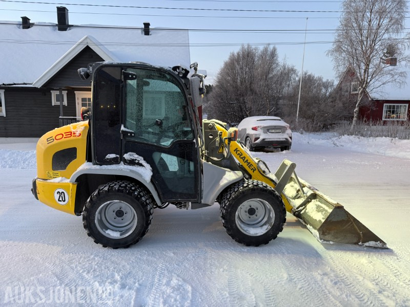 Wiellader 2017 KramerAllrad 5035 - Pallegaffler - Planeringsskuffe - 1543T