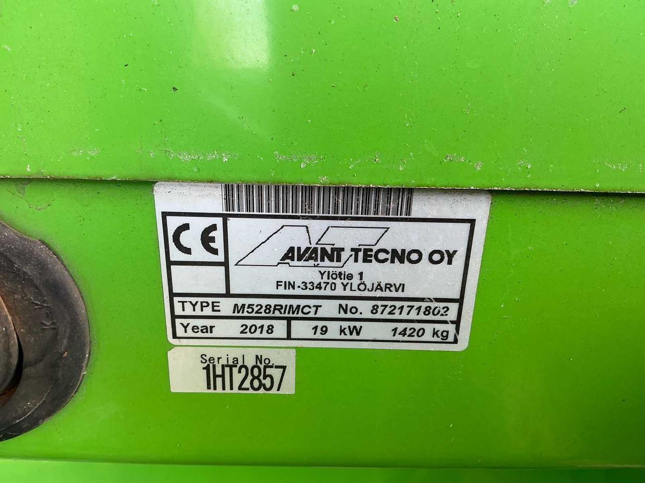 Wiellader 2018 AVANT M528 SHOVEL