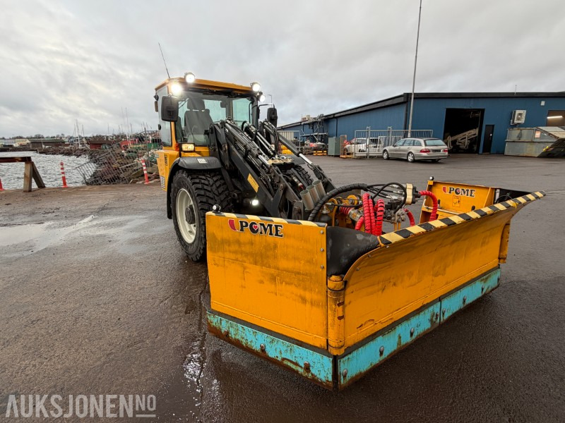 Wiellader 2018 Lundberg hymas 5240 hjullaster - U-plog - Skuffe - Tilleggshydraulikk - Kun 1540 timer!