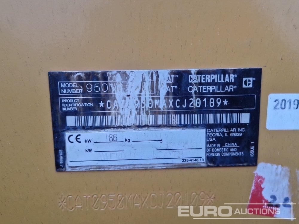 Wiellader 2019 CAT 950M