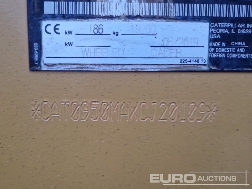 Wiellader 2019 CAT 950M