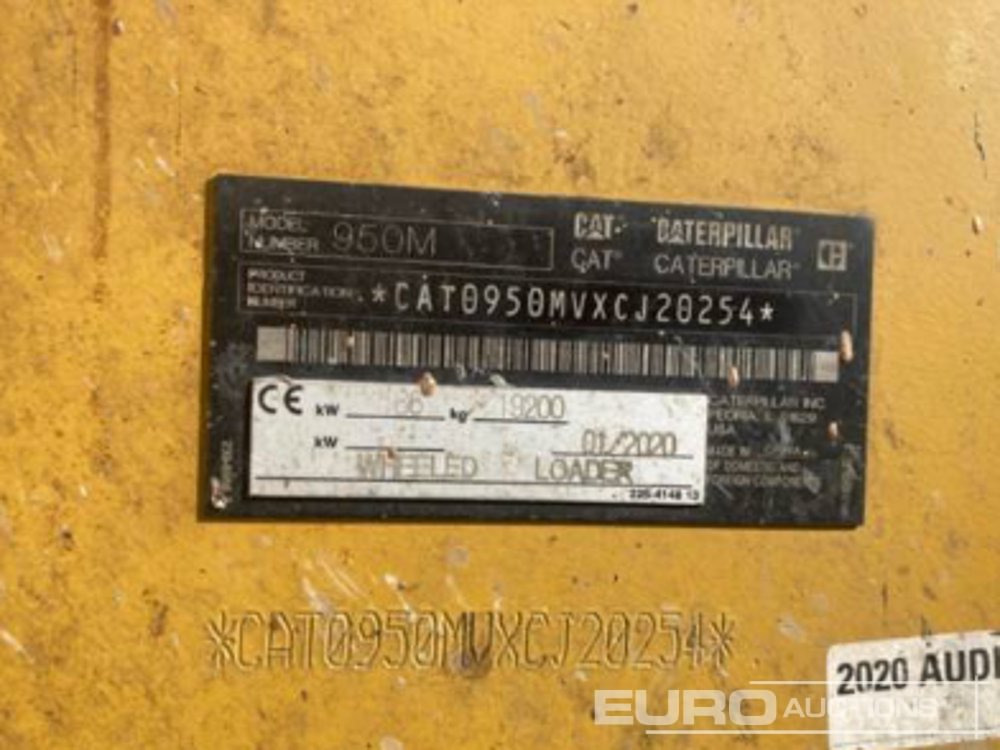 Wiellader 2020 CAT 950M