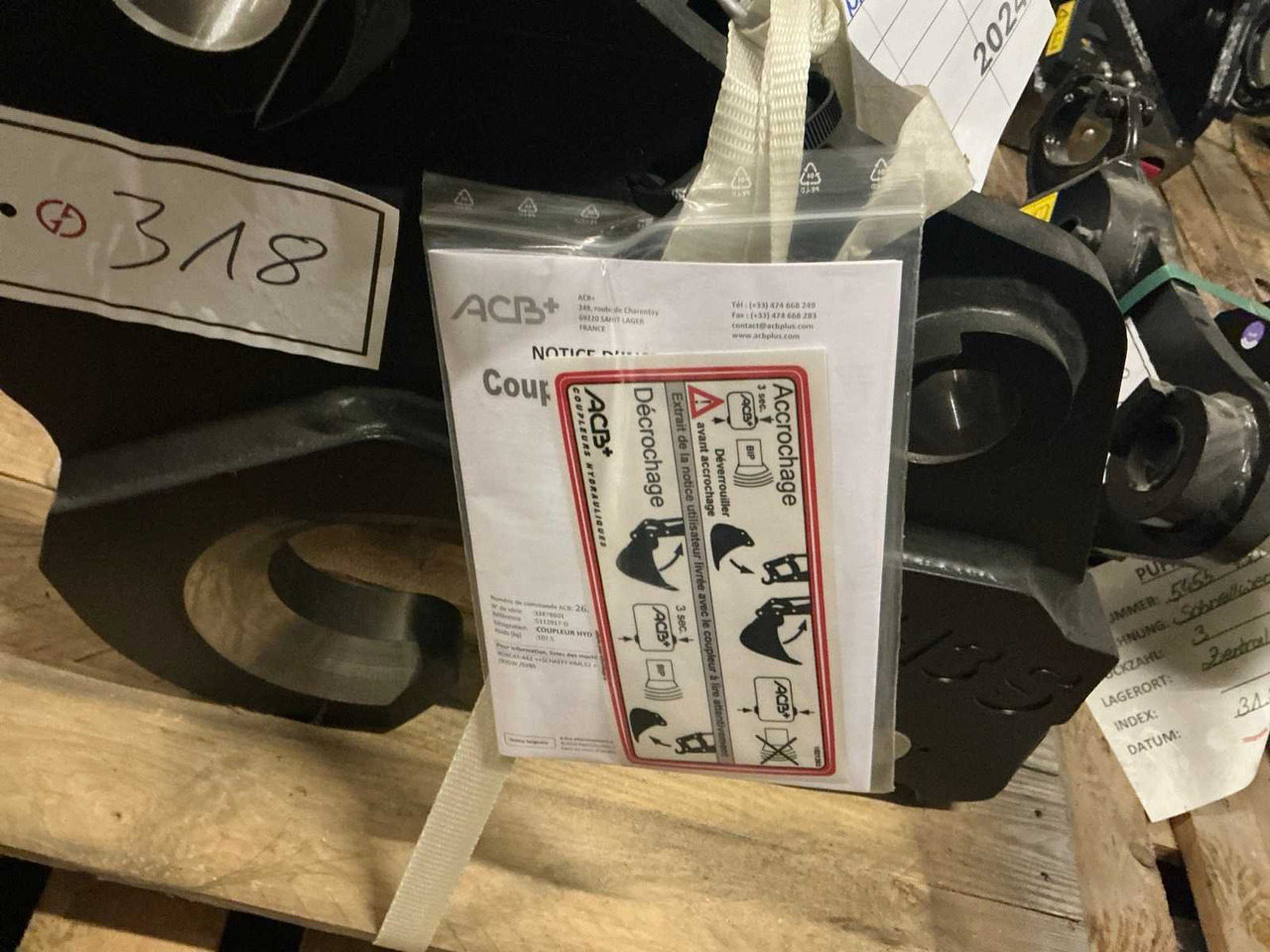 Wiellader 2022 ACB H3S QUICK COUPLER, HYDR. MODULE 3