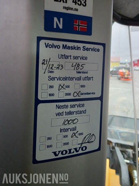 Wiellader 2022 Volvo L110H hjullaster kun 852 timer