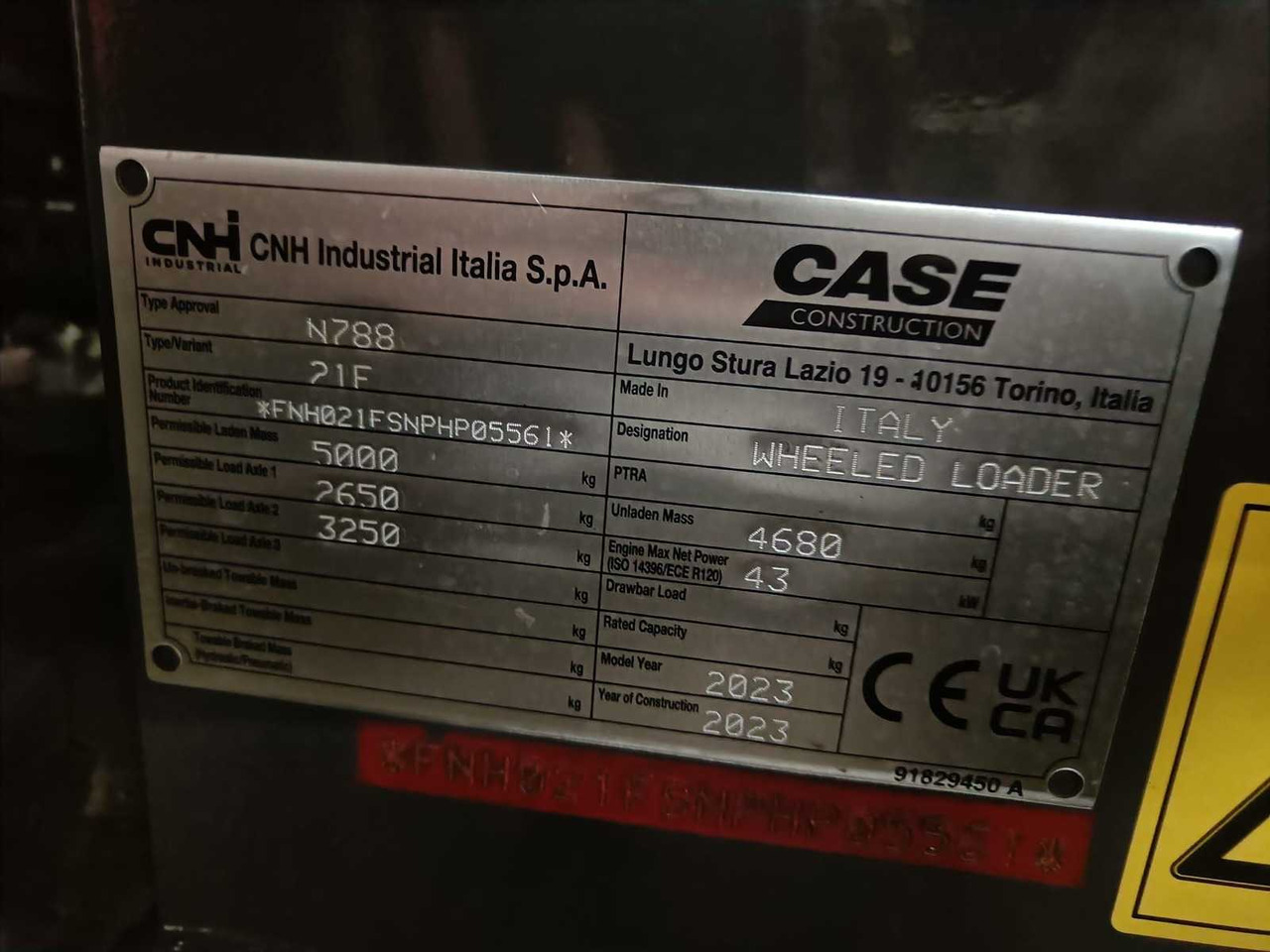 Wiellader 2023 CASE 21F SHOVEL