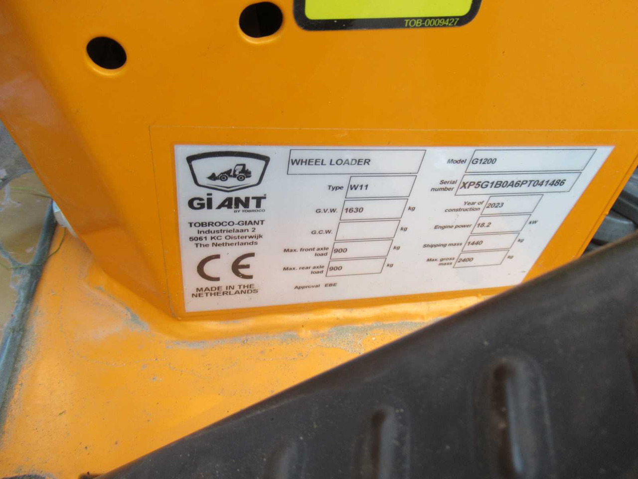 Wiellader 2023 GIANT G-1200 MINI SHOVEL "DEMO MODEL"