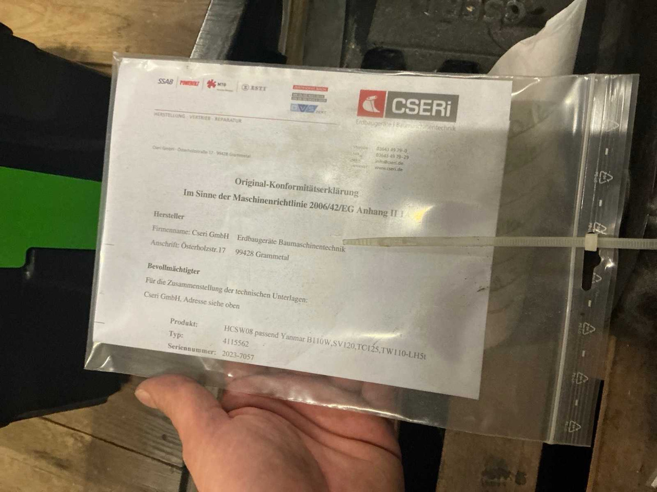 Wiellader 2023 YANMAR HCSW08 QUICK COUPLER, HYDR.