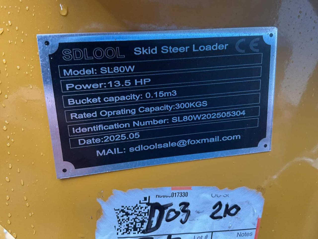 Wiellader 2025 - SDLOOL SL80W SHOVEL