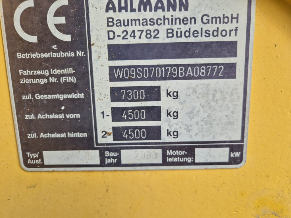 Wiellader AHLMANN AS85