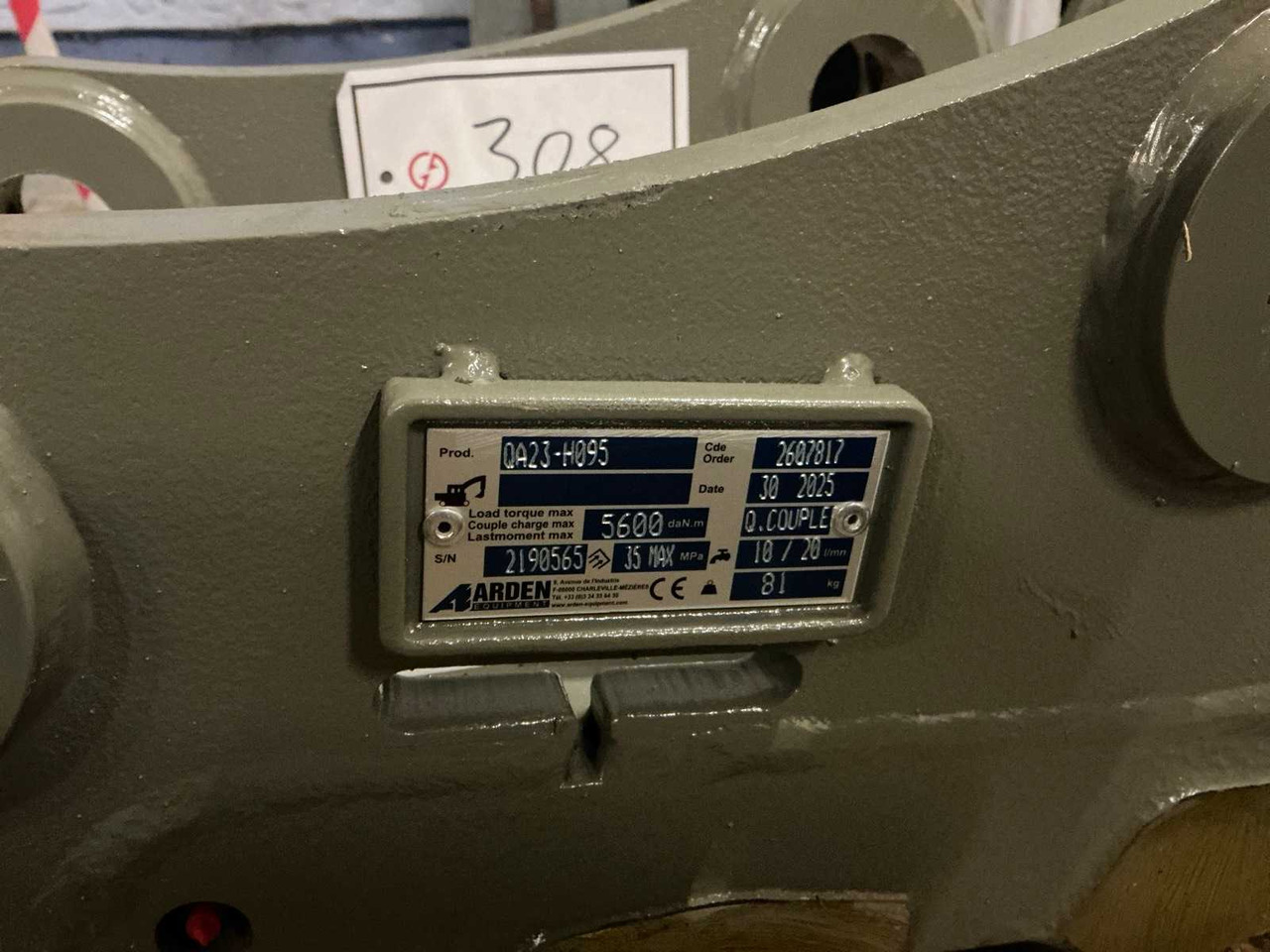 Wiellader ARDEN - QA23-H095 - 2025 - QUICK COUPLER, HYDR.