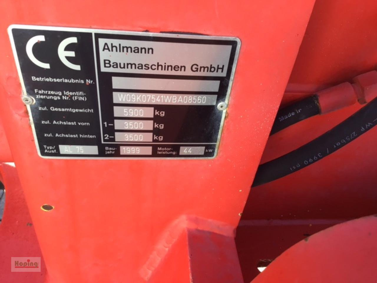Wiellader Ahlmann AL75