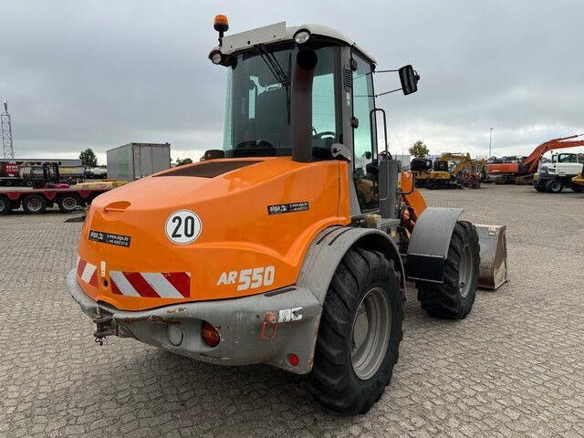 Wiellader Atlas AR550, Hydr. S.W.S., Schaufel + Palettengabel