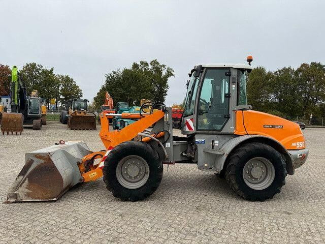 Wiellader Atlas AR550, Hydr. S.W.S., Schaufel + Palettengabel