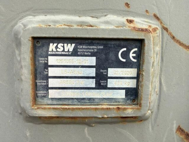 Wiellader Atlas AR95e Super, Schaufel + Gabel, 3. Steuerkreis