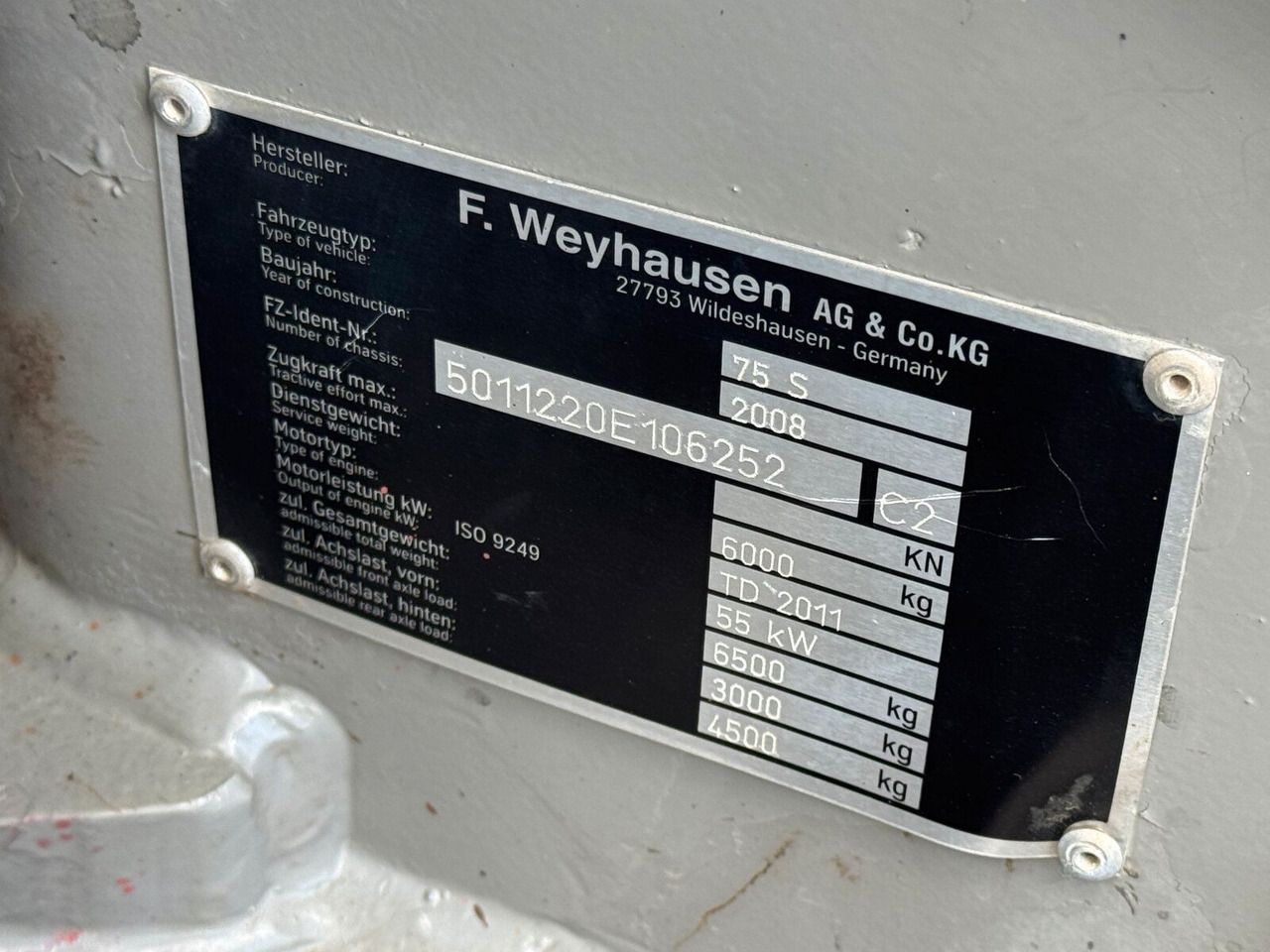 Wiellader Atlas Radlader AR 75 S Neues Motor mit ca. 60 Stunden