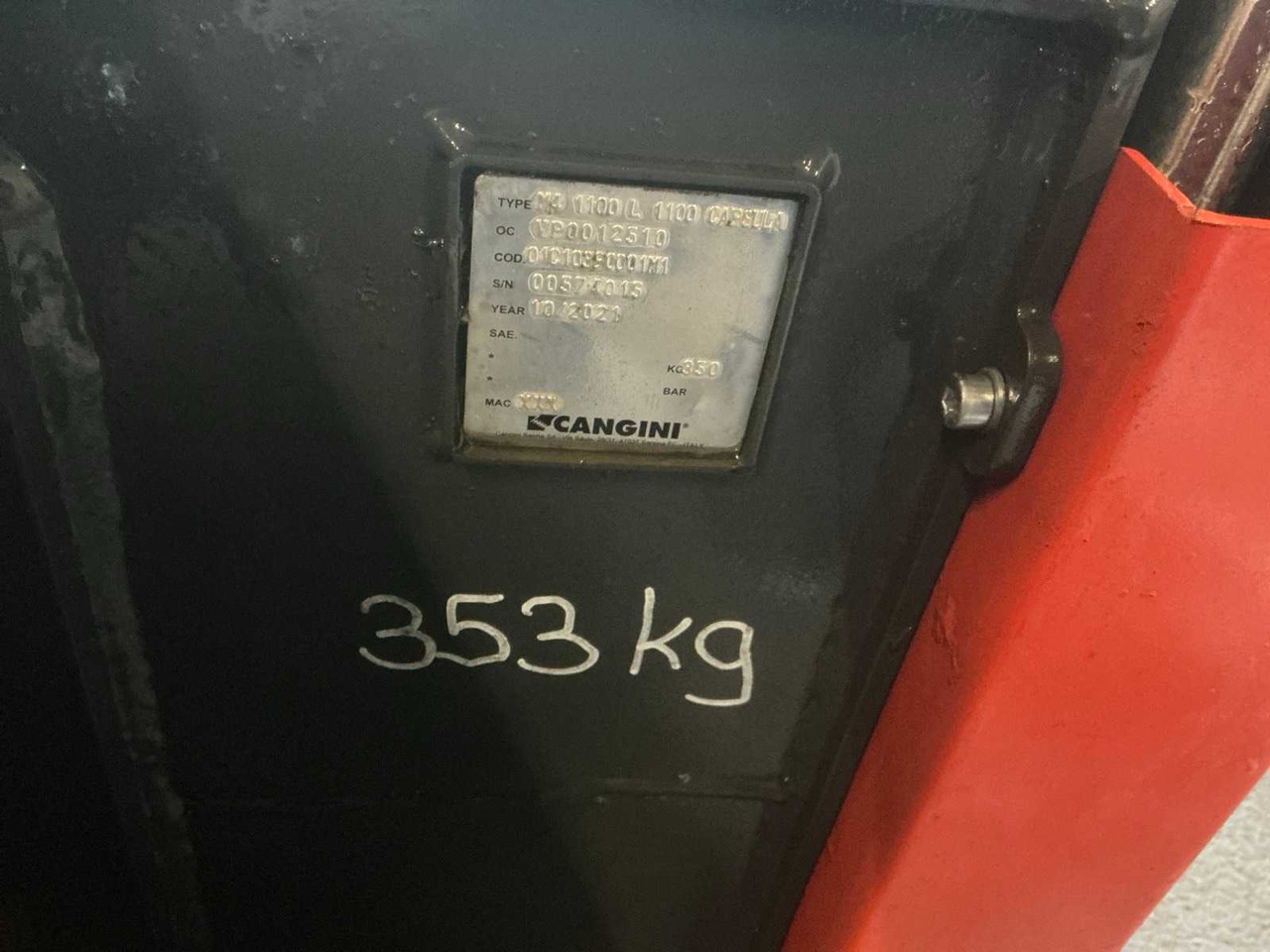 Wiellader CANGINI - 2021 - BUCKET 1100MM