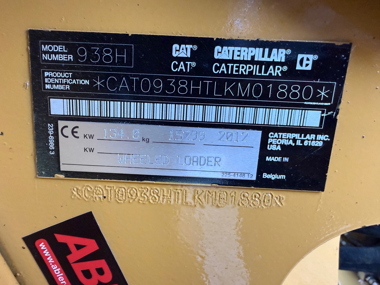 Wiellader CATERPILLAR 938H Radlader ZS Klima Kamera