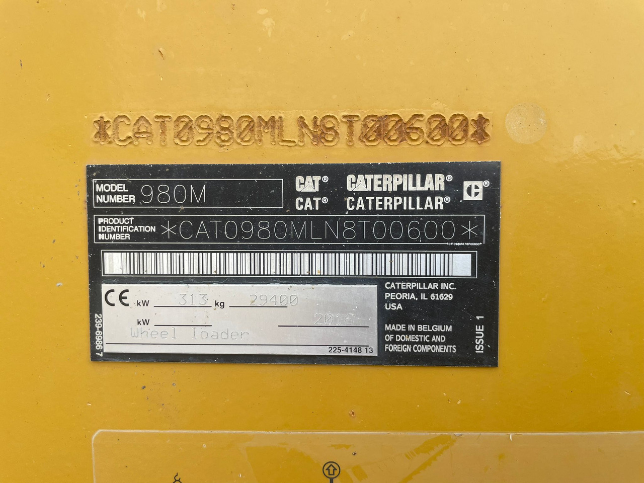 Wiellader CATERPILLAR 980 M