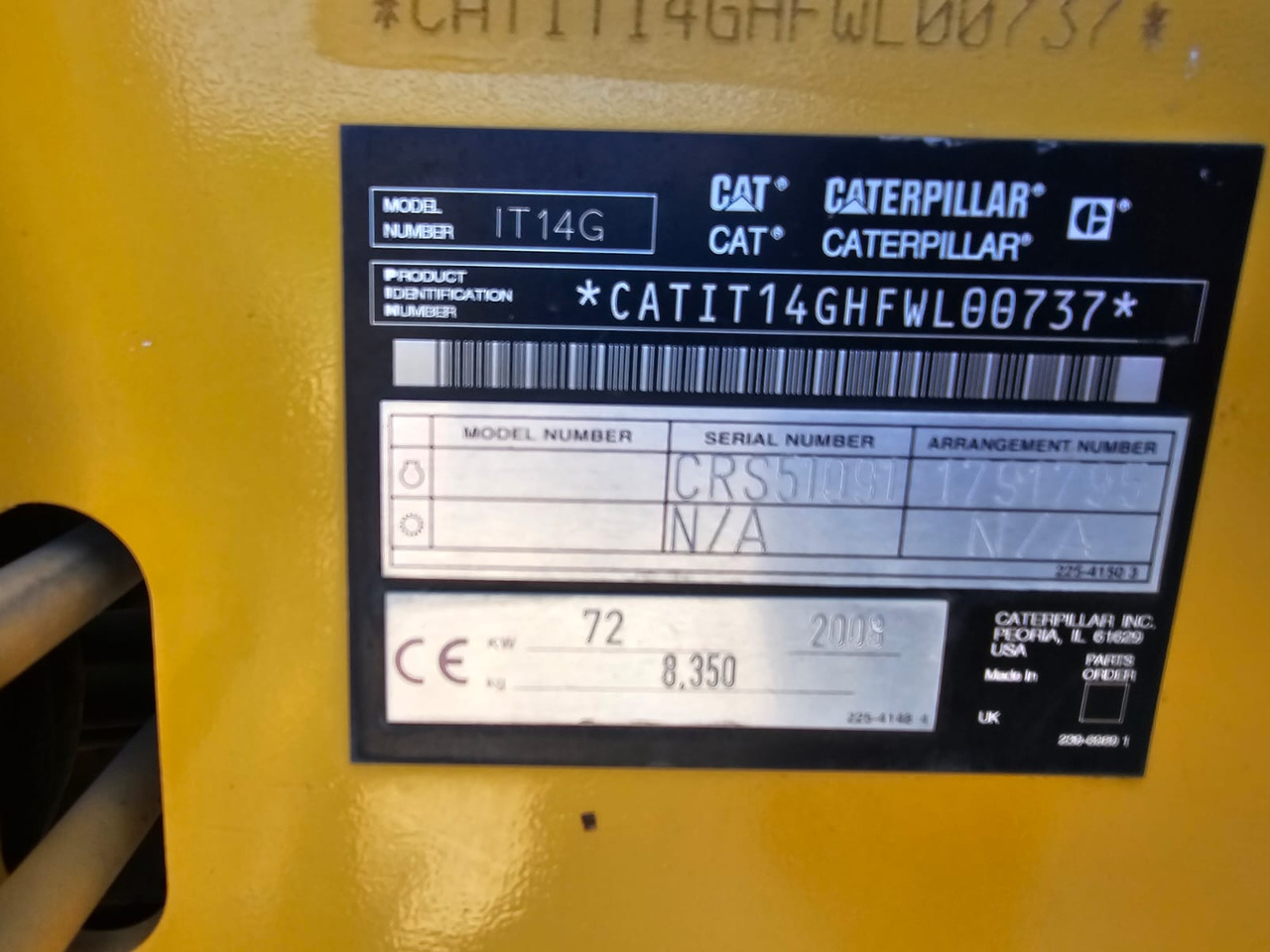 Wiellader CATERPILLAR IT 14G