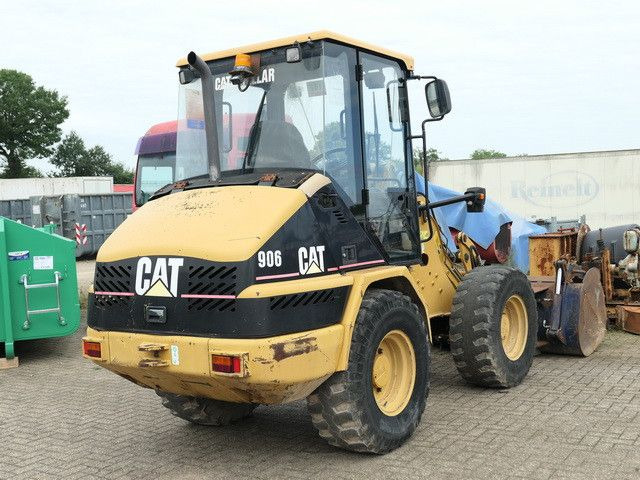 Wiellader CAT 906, Hydr. S.W.S., Greifschaufel,