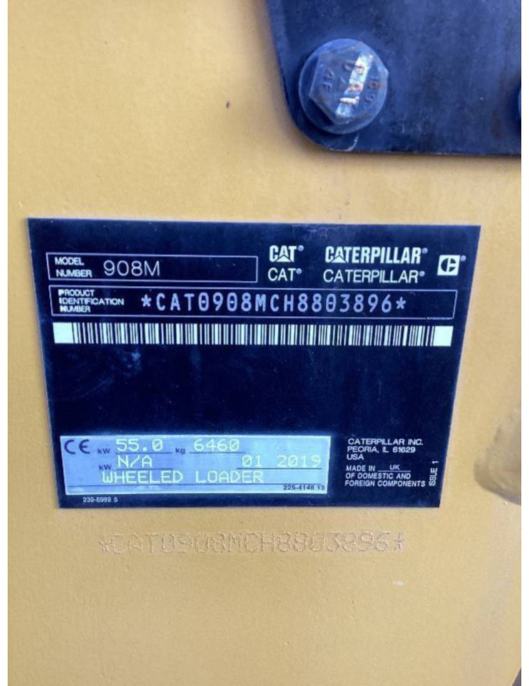 Wiellader CAT 908M