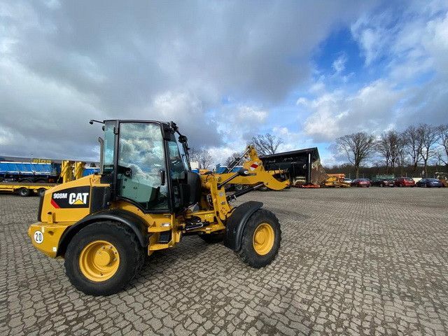Wiellader CAT 908M, 4+1 Schaufel, Palettengabel, wenig Std.