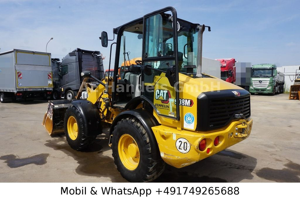 Wiellader CAT 908 M *Schaufel/Gabel/Schnellwechsler