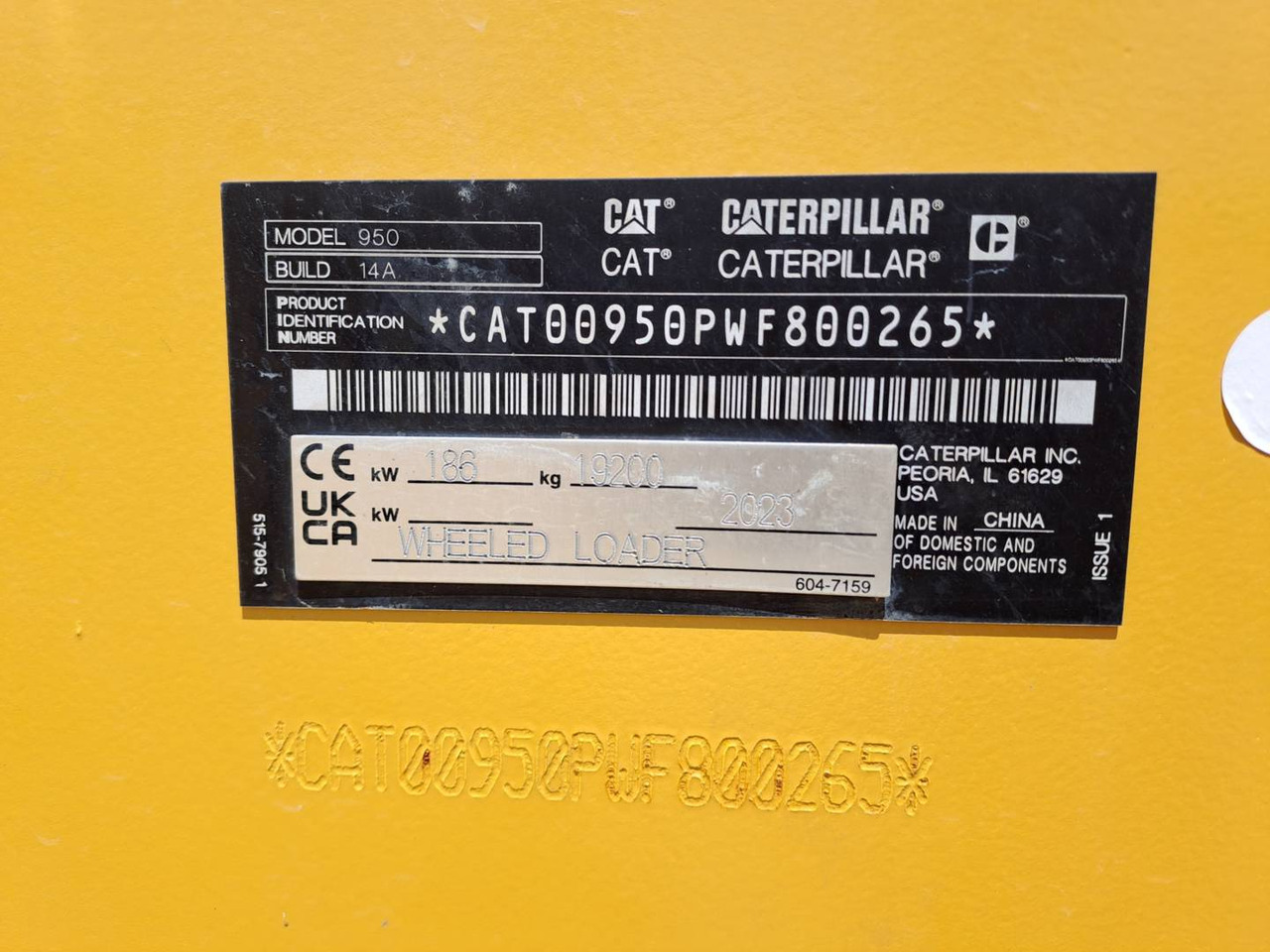 Wiellader CAT 950
