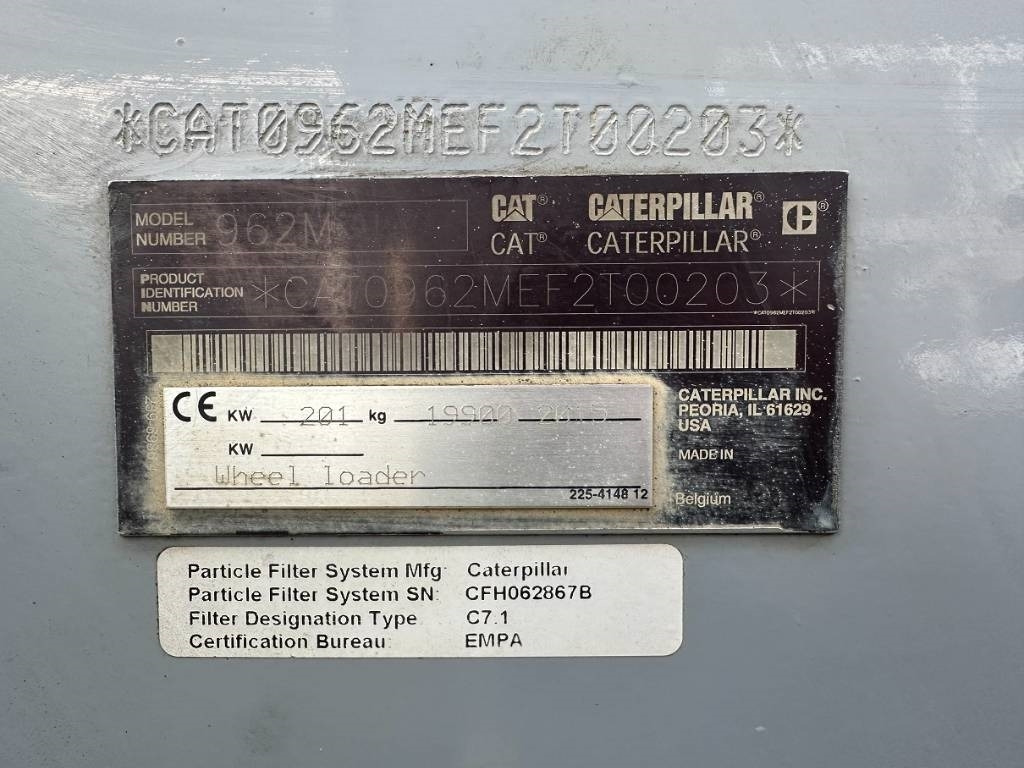 Wiellader CAT 962 M (NEW REMAN ENGINE)