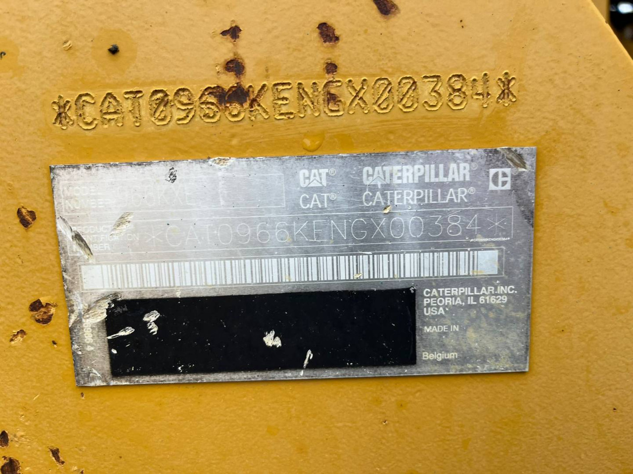 Wiellader CAT 966KXE