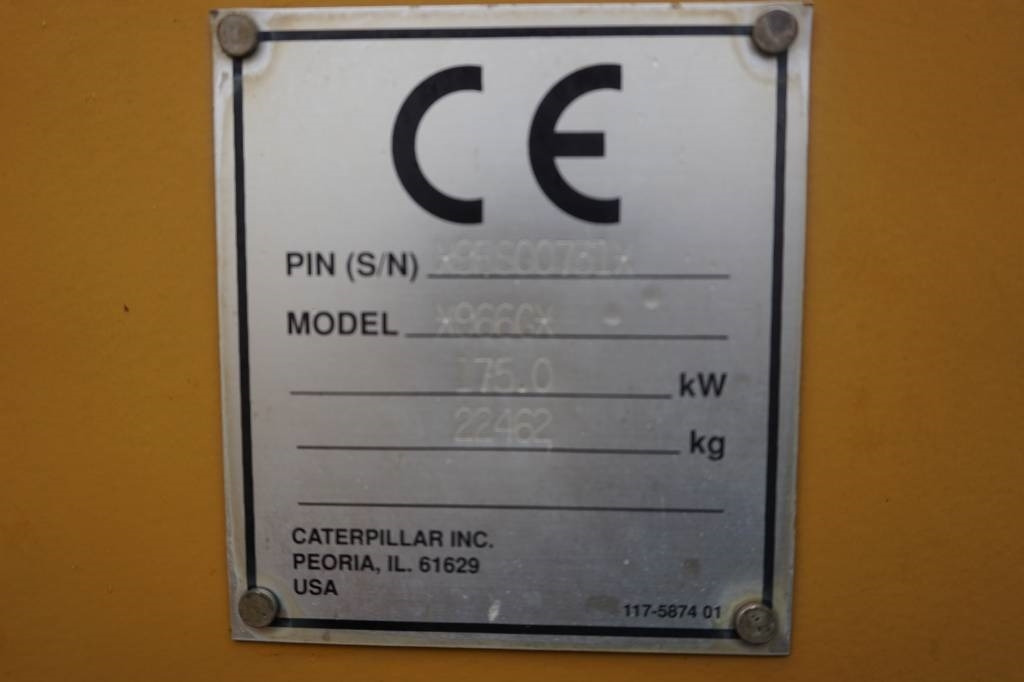 Wiellader CAT 966 G