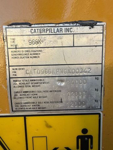 Wiellader CAT 966 KXE, 18650hours, SWISS