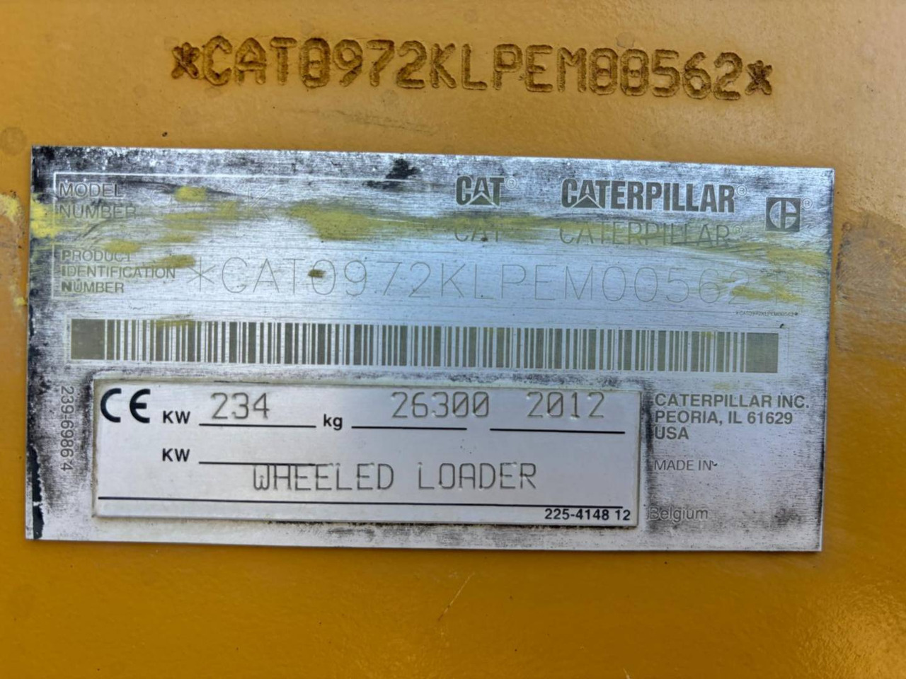 Wiellader CAT 972K