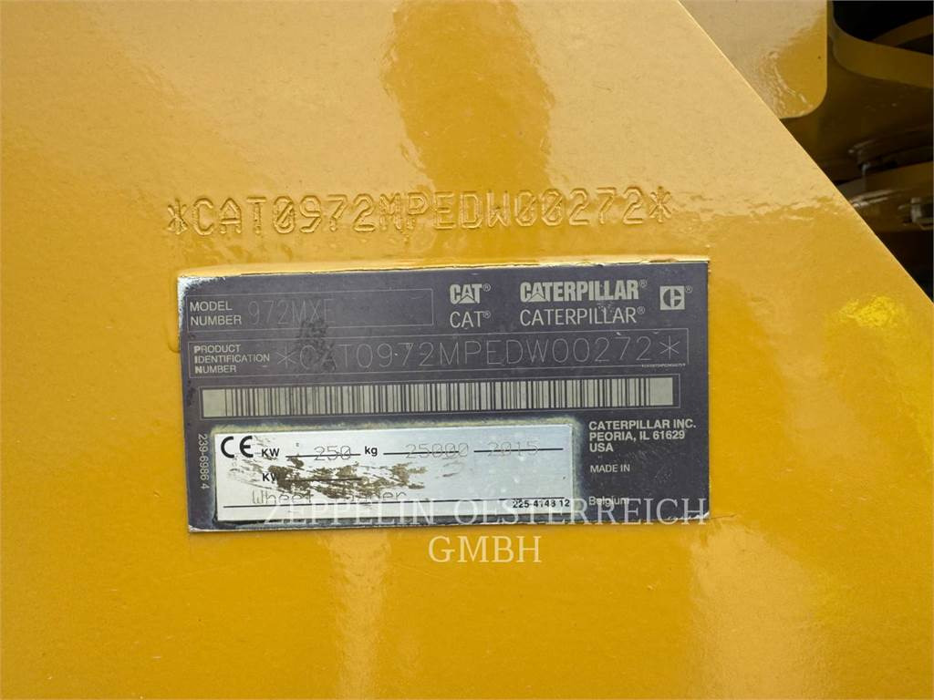 Wiellader CAT 972MXE