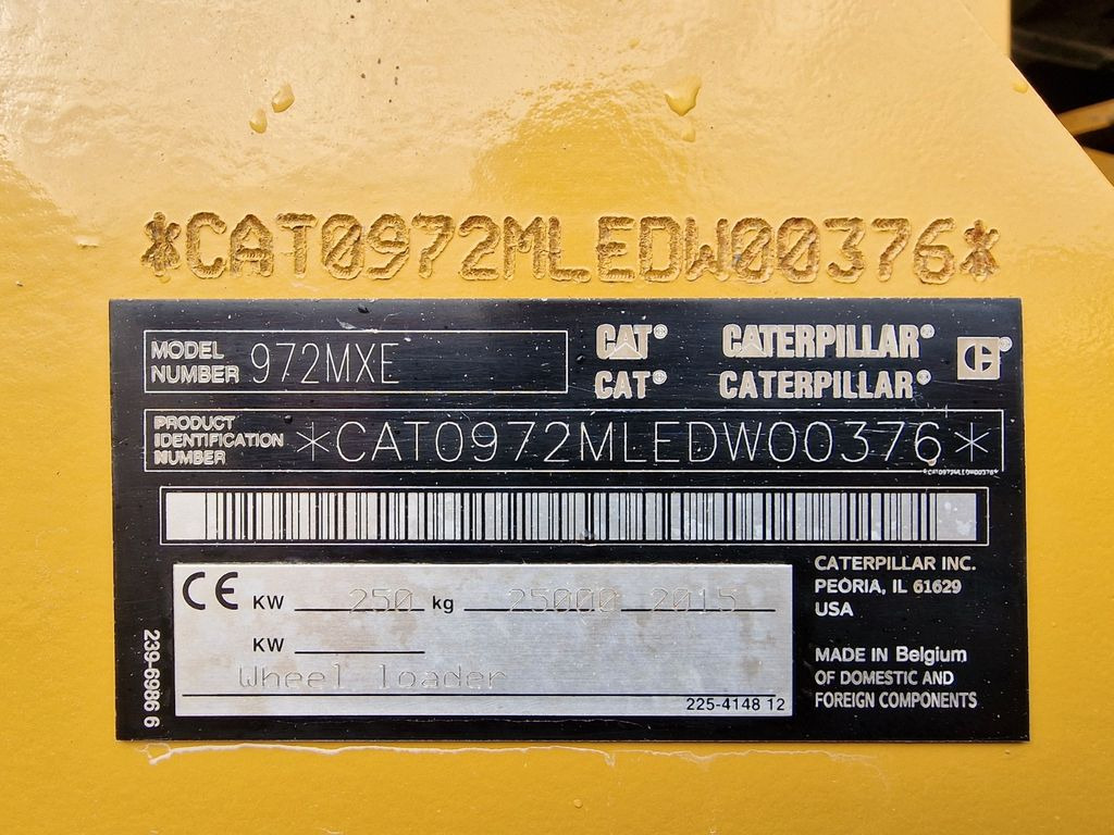 Wiellader CAT 972MXE CAT 972MXE