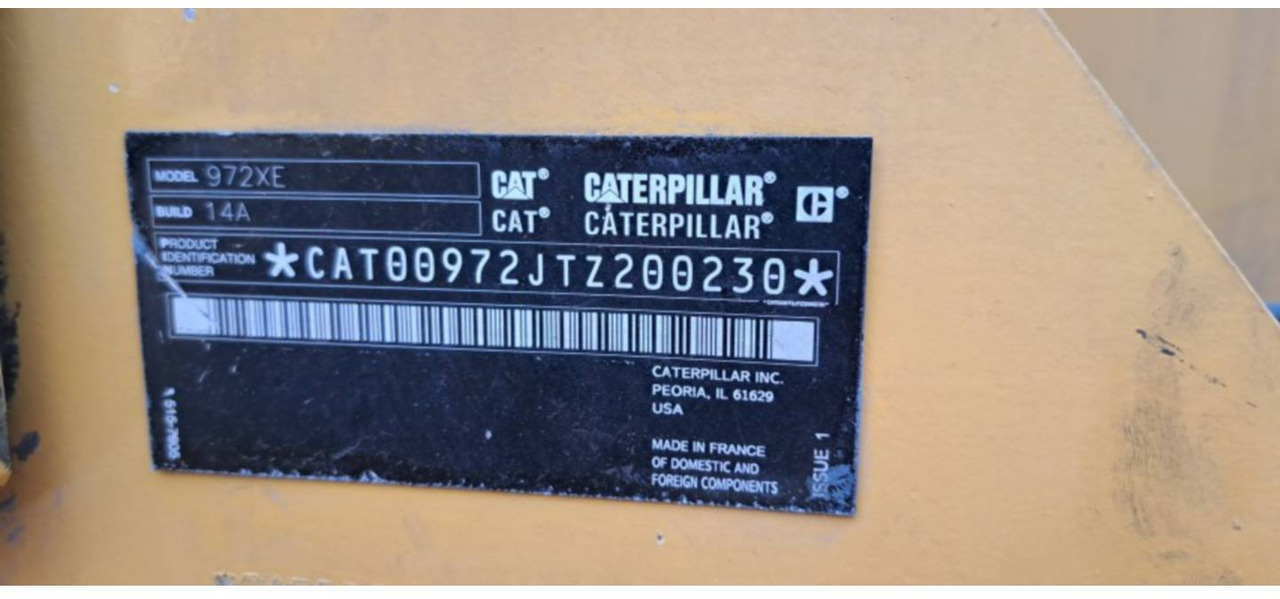 Wiellader CAT 972-14XE