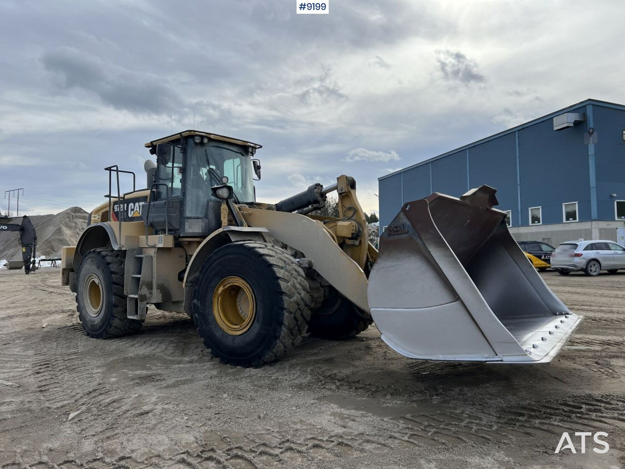 Wiellader CAT 972 MXE Wheel loader with bucket (VIDEO)