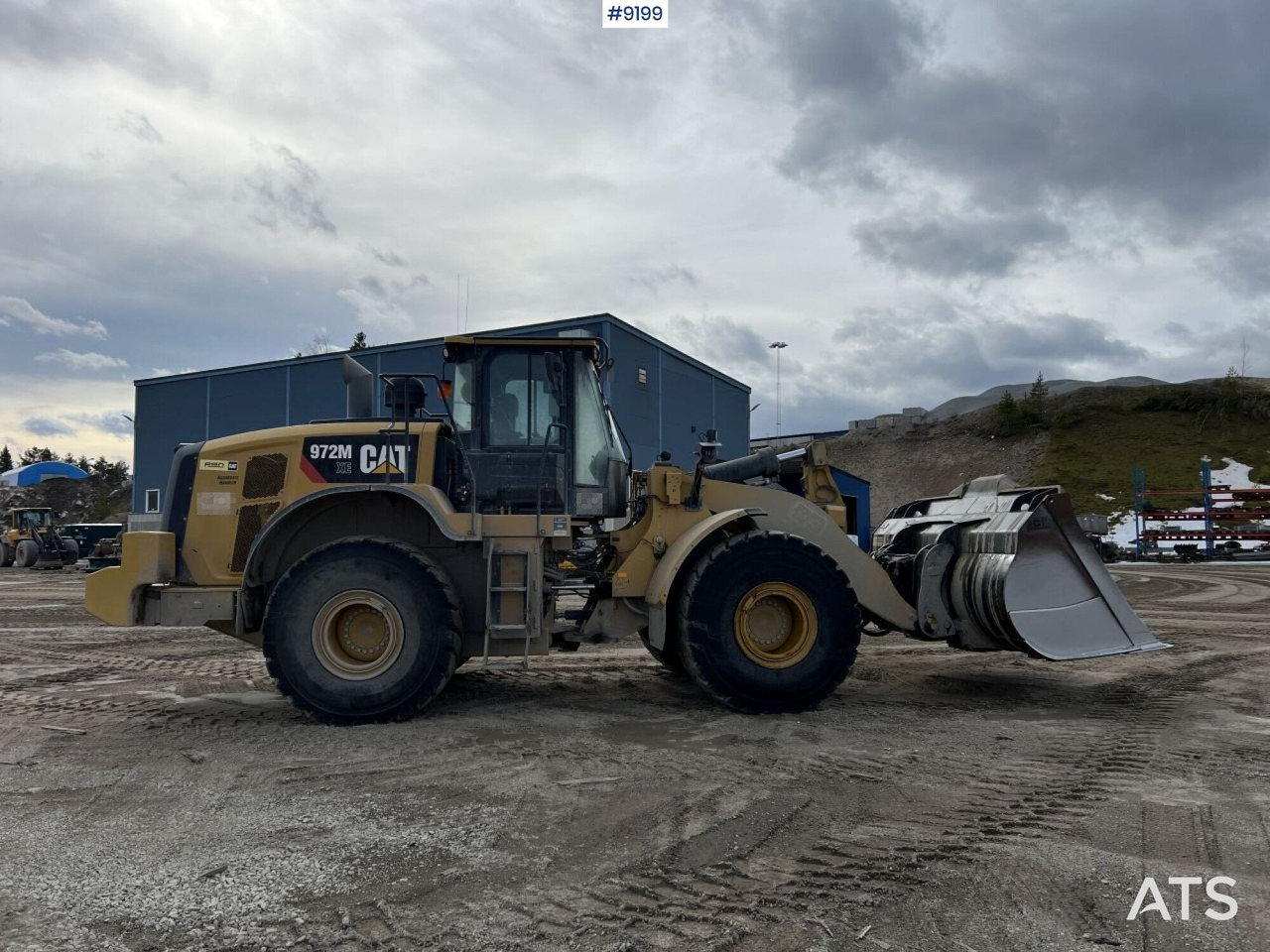 Wiellader CAT 972 MXE Wheel loader with bucket (VIDEO)