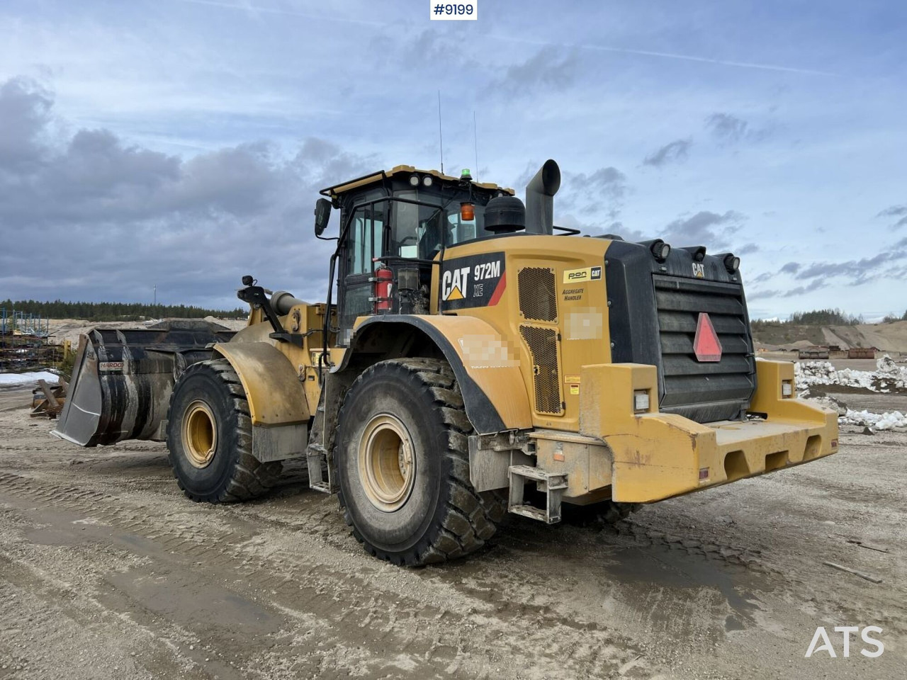 Wiellader CAT 972 MXE Wheel loader with bucket (VIDEO)