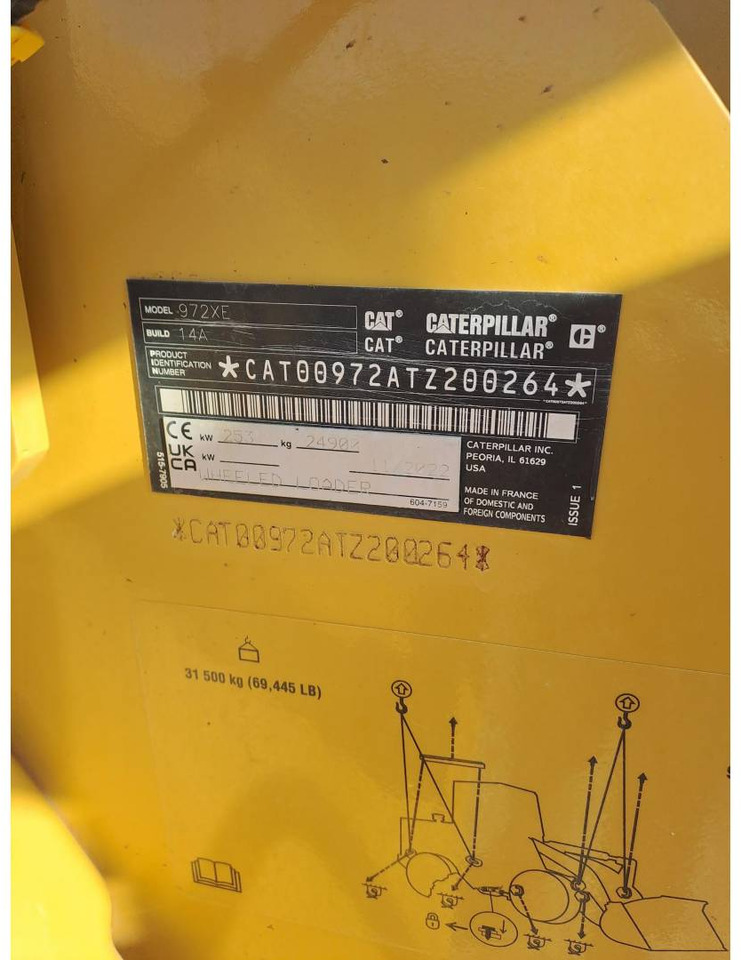Wiellader CAT 972 XE