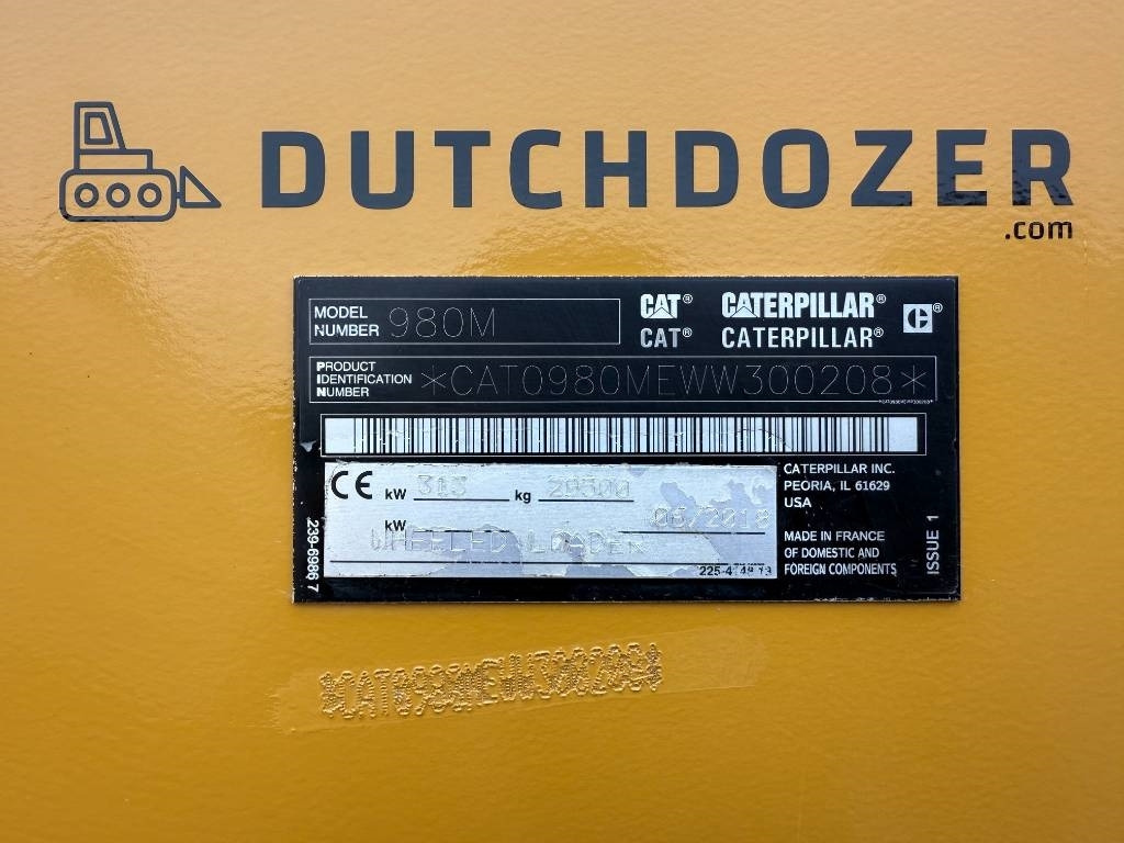 Wiellader CAT 980M