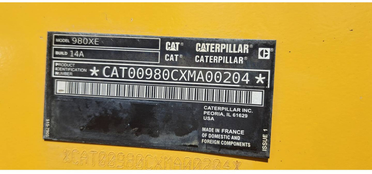 Wiellader CAT 980-14XE