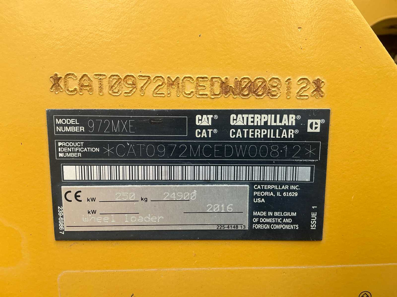 Wiellader CAT / CATERPILLAR 972M XE WHEEL LOADER / SHOVEL