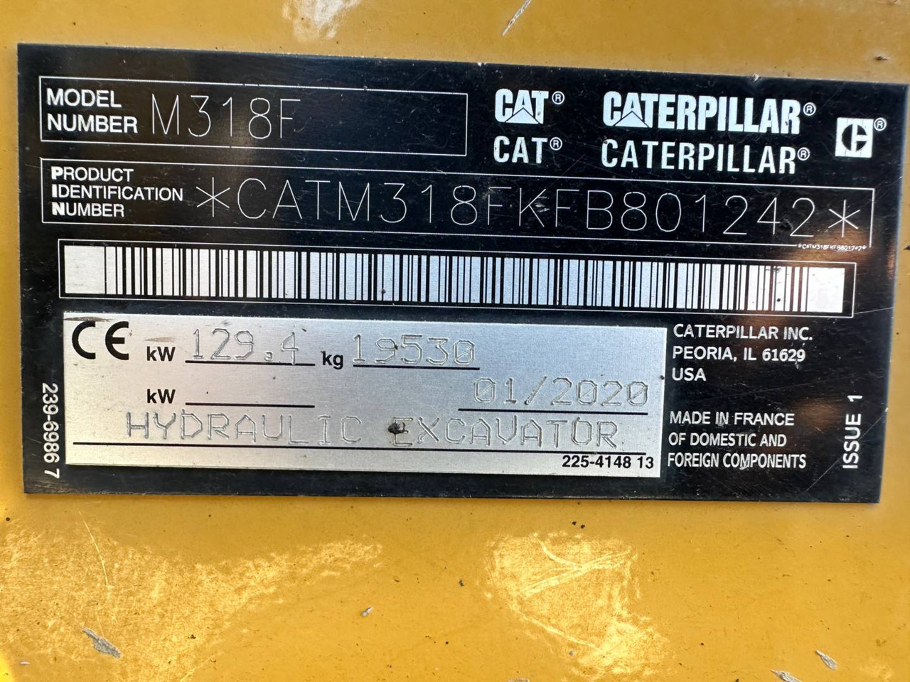 Wiellader CAT M318F