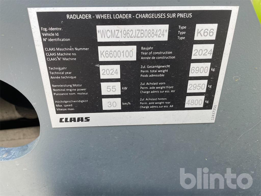 Wiellader CLAAS Torion 639 (2024)