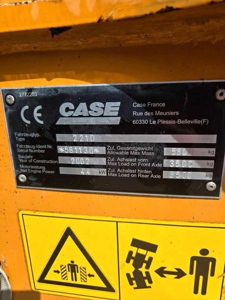 Wiellader Case 221D